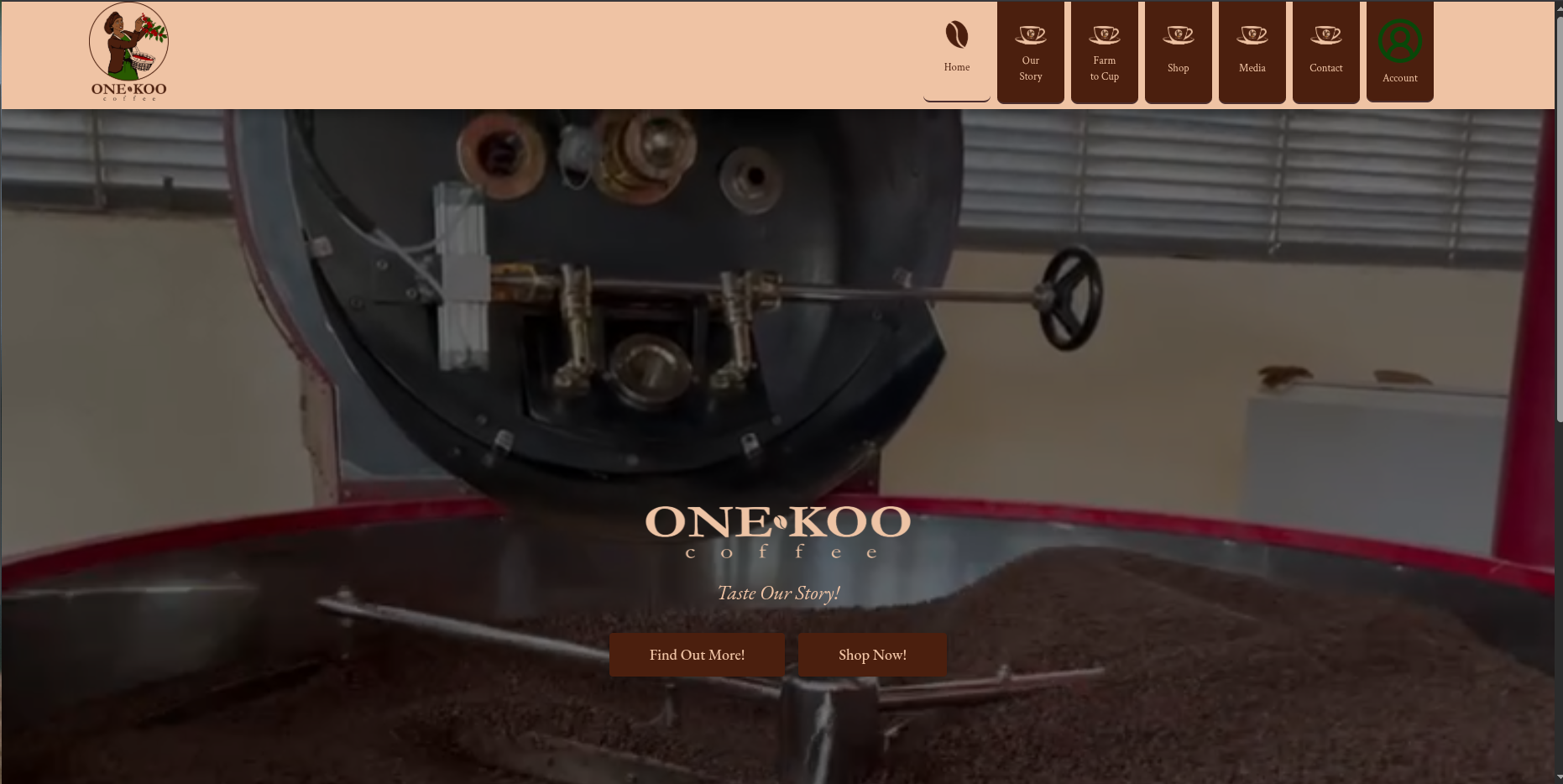 Onekoo Coffee eCommerce Platform